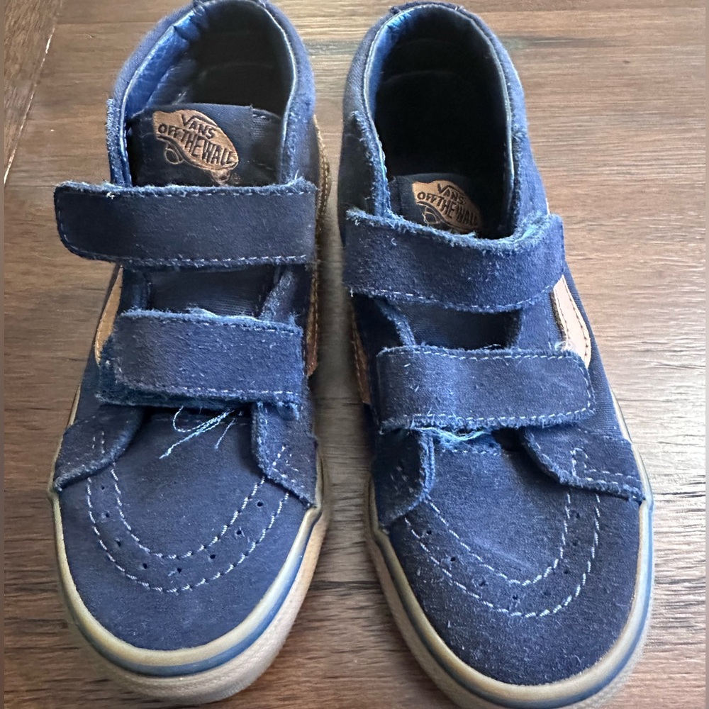 Vans Kids Blue High-Top Sneakers size 13